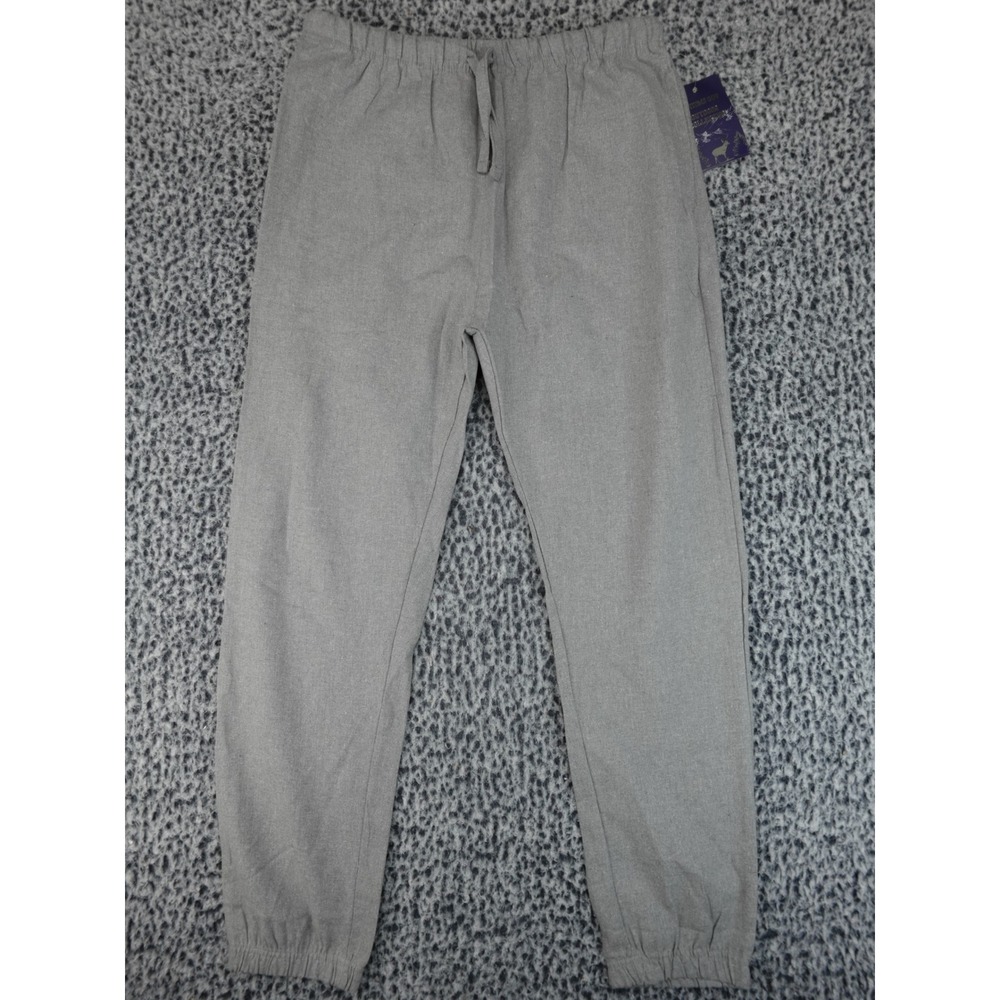 Bottoms Out Mens Woven‎ Twill Joggers Grey Outdoor Collection Size M NEW